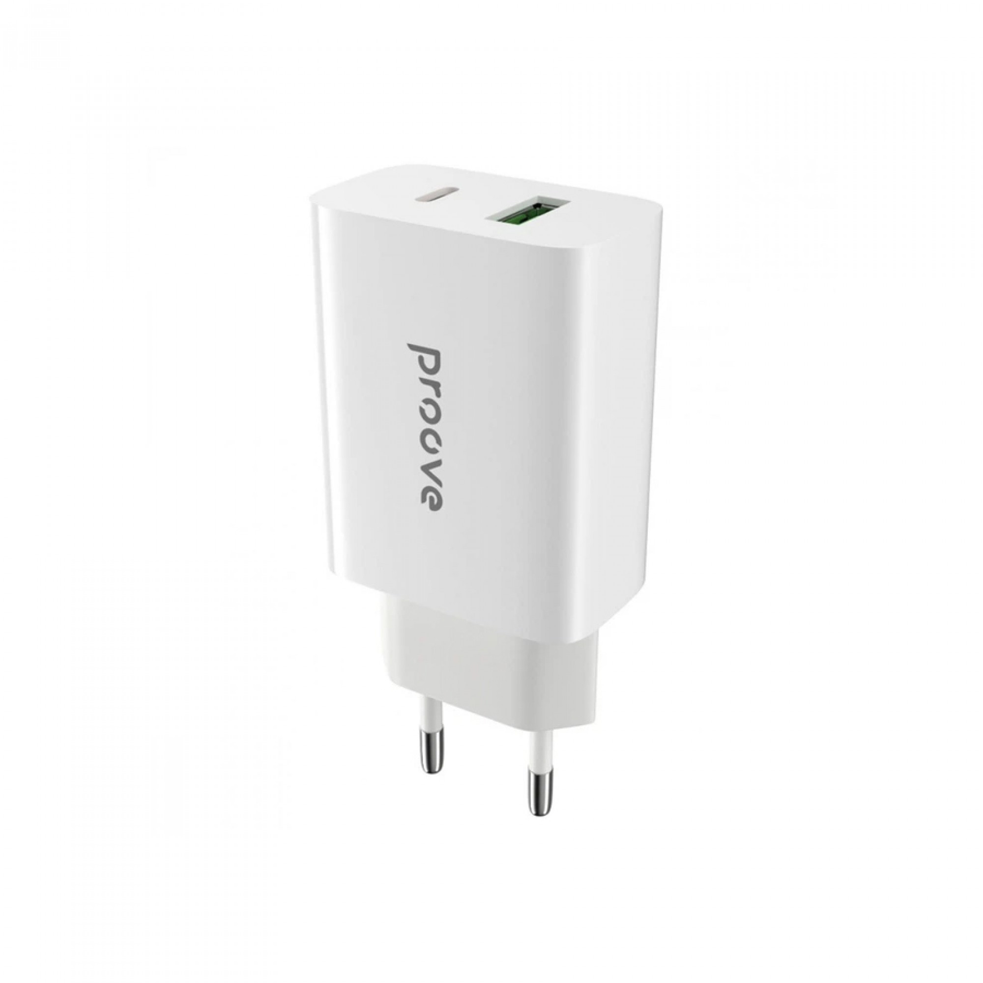 МЗП Proove Rapid 20W (Type-C + USB) (white)